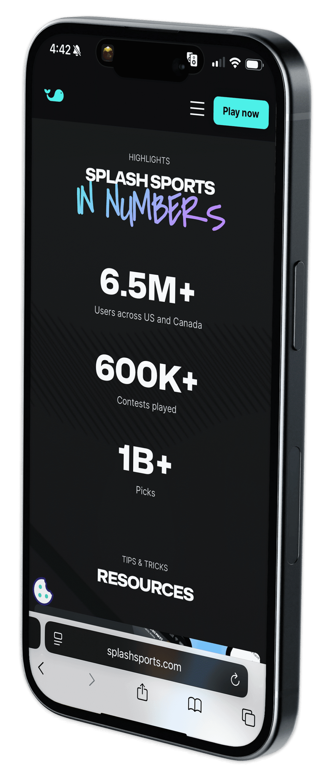 iPhone 15 Mockup - Splash Sports 6